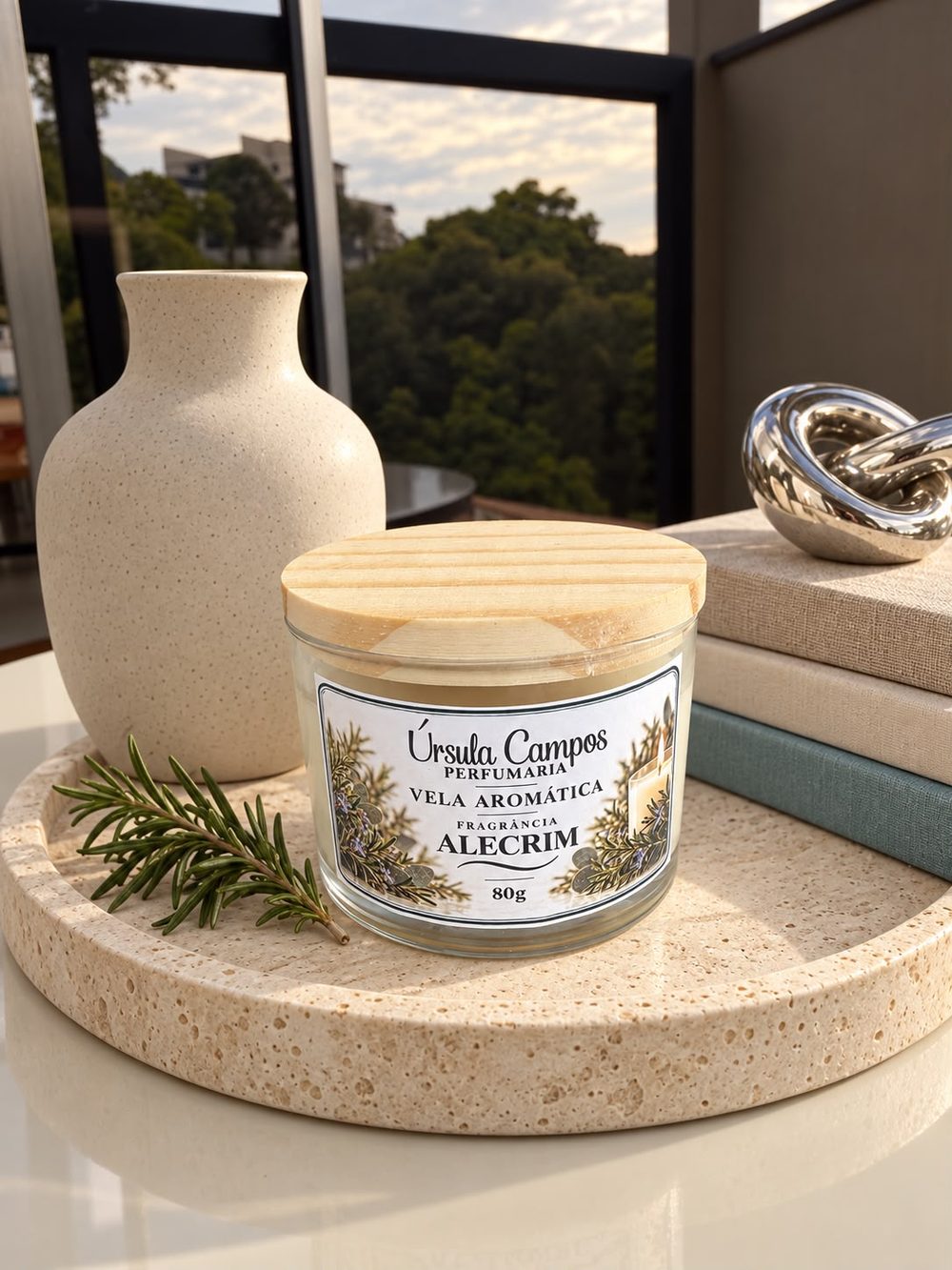 Vela Aromática Alecrim